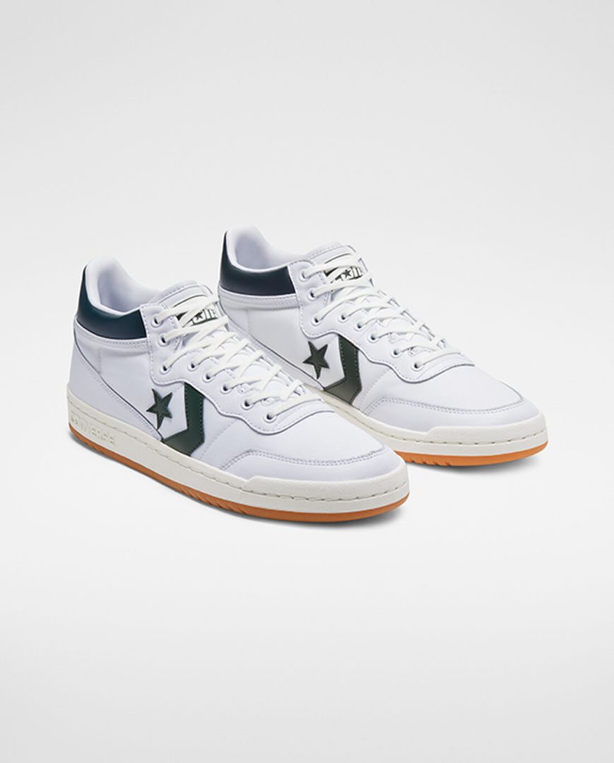 Women's Converse CONS Fastbreak Pro Skate Shoes White / Deep Turquoise | AU 38C16Z